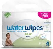 Chusteczki nawilżane - ECO AND MORE SP.ZO.O. ECO AND MORE SP.ZO.O WaterWipes BIO Kids Soapberry chusteczki nasączane wodą z dodatkiem orzechów mydlanych 4 x 60 szt - miniaturka - grafika 1