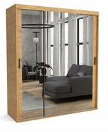 Szafy - Szafa przesuwna na wymiar MAT 10 szerokość 180 cm - miniaturka - grafika 1