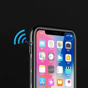 Wozinsky Full Magnetic Case magnetyczne etui 360 pokrowiec na przód i tył z wbudowanym szkłem Samsung Galaxy A72 4G czarno-przezroczysty - Etui i futerały do telefonów - miniaturka - grafika 16