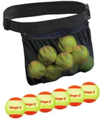 Tenis ziemny - Aletenis,  nerka typu saszetka na piłki tenisowe, czarna - miniaturka - grafika 1