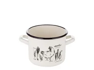 Garnki - Fl1 GARNEK EMALIOWANY PROSTY ROSÓŁ B/P 14CM 1,75L 000-GAR-2/14-COCK14 - miniaturka - grafika 1