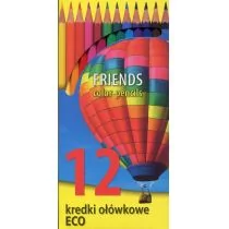 KW Trade Kredki ołówkowe ECO 12 kolorów - Przybory szkolne - miniaturka - grafika 2