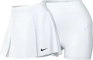 Spódnice - Nike DX1132-100 W NK DF CLB SKRT REG Sports Skirt damski biały/czarny, rozmiar S, biały/czarny, S - miniaturka - grafika 1