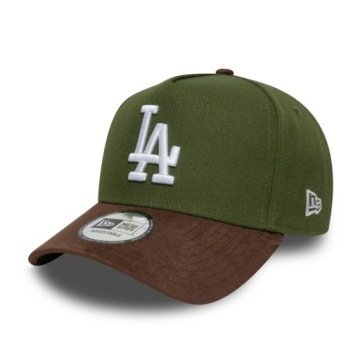 Czapka z daszkiem New Era Mlb Los Angeles Dodgers Suede Visor E-Frame
