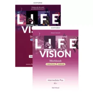Pakiet Life Vision. Intermediate Plus B1+. Podręcznik z zeszytem ćwiczeń + wersje cyfrowe + Online Practice + multimedia - Książki do nauki języka angielskiego - miniaturka - grafika 1