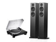 Zestawy stereo - Audio-Technica AT-LP5X (czarny) + A38 (czarny) - miniaturka - grafika 1
