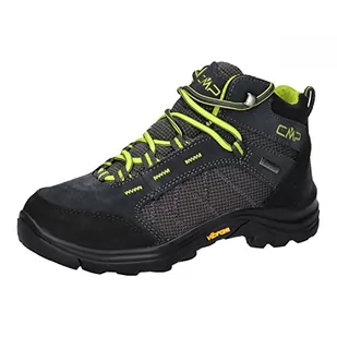 CMP Kids Thiamat Mid 2.0 Trekking Shoe WP, Unisex-Dla dzieci i młodzieży, Antracyt Limegreen, 37 EU - Buty dla chłopców - miniaturka - grafika 1