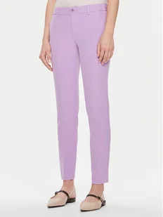 Liu Jo Spodnie materiałowe MF3229 T7896 Fioletowy Regular Fit - Spodnie damskie - miniaturka - grafika 1