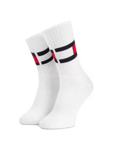 Tommy Hilfiger Skarpety Wysokie Unisex 481985001 Biały - Skarpetki dla dzieci - miniaturka - grafika 1