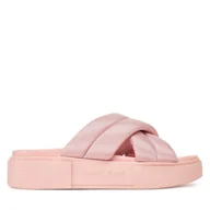 Klapki i japonki damskie - Klapki Tommy Jeans Tjw Flatform Sandal EN0EN02775 Różowy - miniaturka - grafika 1
