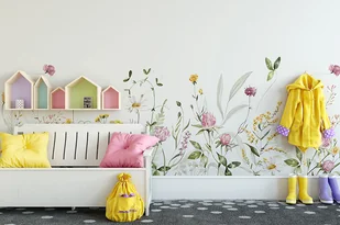Tapeta mural KWIATOWA ŁĄKA rumianek 350X125 - Tapety - miniaturka - grafika 1