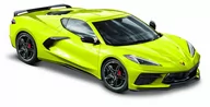 Kolekcjonerskie modele pojazdów - Maisto, model metalowy, Chevrolet Corvette Coupe 2020, żółty, 1:24 - miniaturka - grafika 1