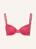 Biustonosze - Calvin Klein Biustonosz Balkonetka Lightly Lined pink - miniaturka - grafika 1