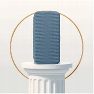 Etui i futerały do telefonów - Kabura FOLIO Side Magnet do IPHONE 16 PRO niebieski - miniaturka - grafika 1