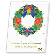 Herbata - Kalendarz Adwentowy PREMIUM z kawą aromatyzowaną - 24 różne smaki kaw deserowych, upominek, prezent, podarunek na Mikołaja na 2024 rok + DIY dla fac.. - miniaturka - grafika 1