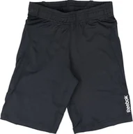 Spodnie sportowe męskie - Reebok Spodnie Ser Short Tight czarne r. S Z08509 - miniaturka - grafika 1