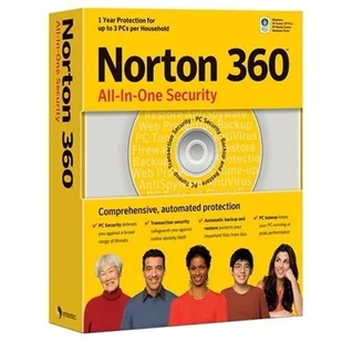 Norton 360 (EN) WinXP/Vista Pakiet biurowy 1 x licencja Angielski 11057309 - Programy biurowe - miniaturka - grafika 1