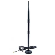 Anteny Wi Fi - Antena dookólna wewnętrzna z podstawką 12 dBi (SMA) - miniaturka - grafika 1