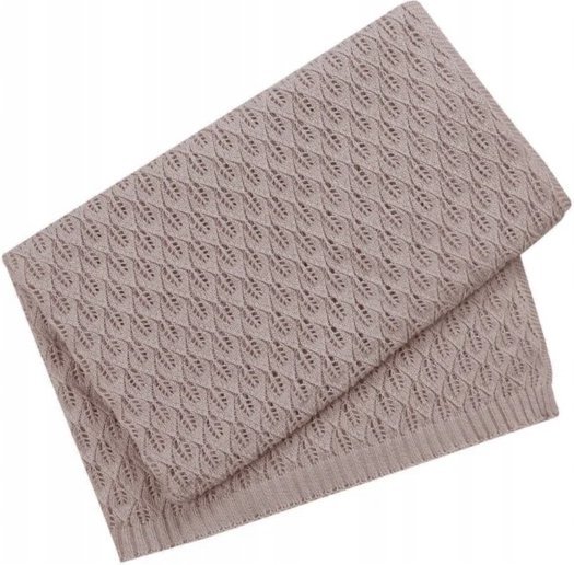 Kocyk z bawełny i bambusa Annalisa 75x100 beż P06 Ander