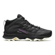 Buty trekkingowe damskie - Buty trekkingowe damskie Merrell Moab Speed Mid Gtx - miniaturka - grafika 1