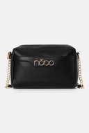 Torebki damskie - Mała listonoszka Nobo z kieszenią czarna - miniaturka - grafika 1