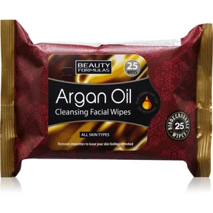 Beauty Formulas chusteczki Argan Oil 30szt - Chusteczki do demakijażu - miniaturka - grafika 1