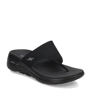Skechers Klapki damskie, Czarny, 7 - Klapki i japonki damskie - miniaturka - grafika 1