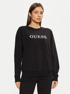Guess Bluza O5RQ03 KCO31 Czarny Regular Fit - Bluzy damskie - miniaturka - grafika 1