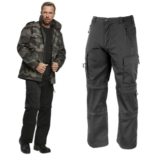 Spodnie BRANDIT Savannah Black - Odzież taktyczna i umundurowanie - miniaturka - grafika 1