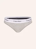 Majtki damskie - Calvin Klein Figi Icon Cotton Modal grau - miniaturka - grafika 1
