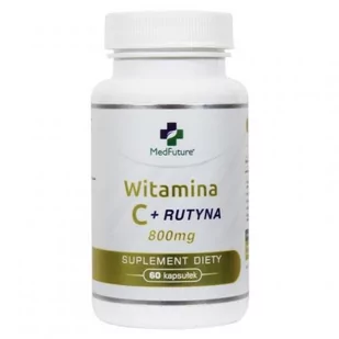 MedFuture, Witamina C + Rutyna 800mg, 60 kaps. - Witaminy i minerały - miniaturka - grafika 1