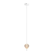 Lampy sufitowe - MAXLIGHT P0575 LAMPA WISZĄCA PALLONCINI 1 AMBER GLASS - miniaturka - grafika 1