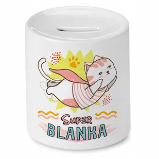 Skarbonka 330 ml Dla Blanki Córki Dziecka Prezent z Nadrukiem ze Zdjęciem - Skarbonki - miniaturka - grafika 1