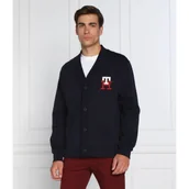 Swetry męskie - Tommy Hilfiger Kardigan | Relaxed fit - miniaturka - grafika 1