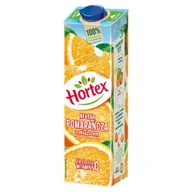Soki i napoje niegazowane - Hortex Pomarańcza z miąższem nektar karton 1L - miniaturka - grafika 1