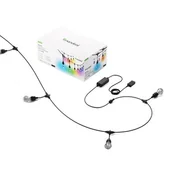 Systemy inteligentnych domów - Lampki zewnętrzne NANOLEAF Essentials Smart Multicolour Outdoor String Light Starter Kit 30m - miniaturka - grafika 1