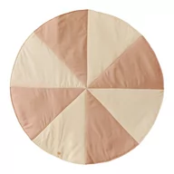 Maty piankowe - Różowo-beżowy dziecięcy koc do zabawy Powder Pink Circus- Moi Mili - miniaturka - grafika 1