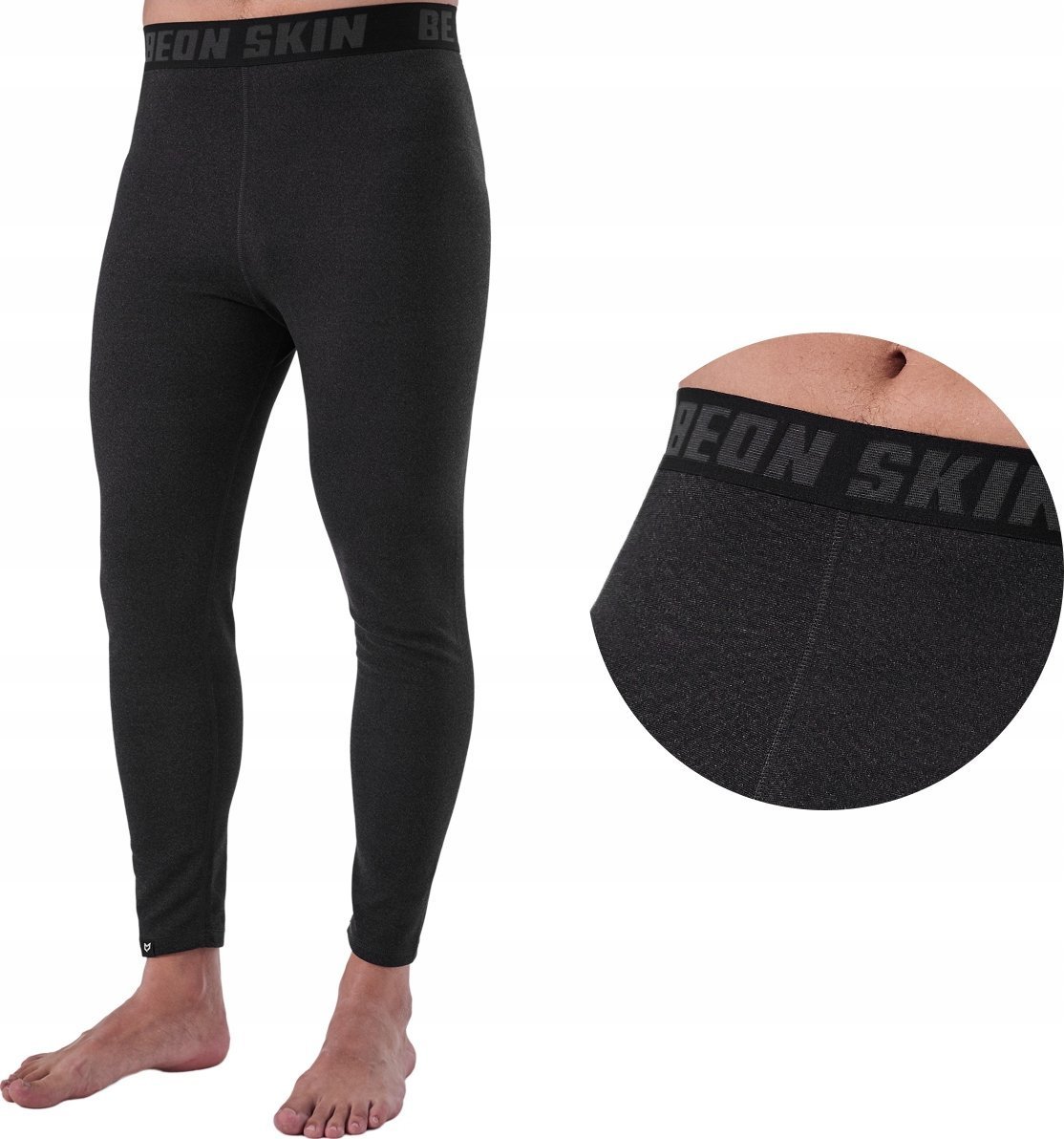 Beon Spodnie termoaktywne męskie Beon Skin Fervor Volcano Grey XL