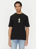 Koszulki męskie - HUGO T-Shirt Nutongo 50533391 Czarny Regular Fit - miniaturka - grafika 1