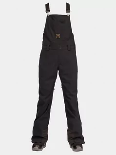 Spodnie i spodenki dla dziewczynek - Billabong RIVA BIB black ciepłe rajstopy - L - grafika 1