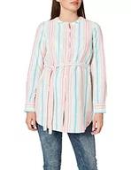 Sukienki ciążowe - ESPRIT Maternity Sukienka damska Tunic Ls Yd, wielokolorowy (Pink Fuchsia 660), 34 PL - miniaturka - grafika 1