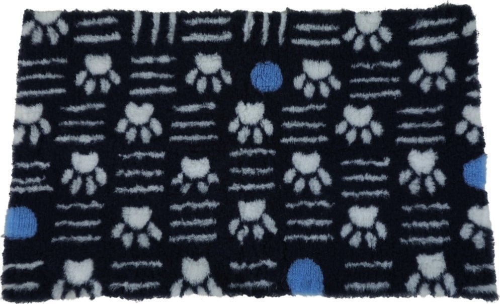 ZOLUX Posłanie izolujące dry bed z wzorem w łapki 75x120 kol. granatowy