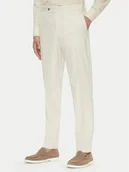 Spodnie męskie - BOSS Chinosy C-Perin 50544005 Écru Relaxed Fit - miniaturka - grafika 1