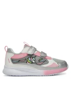 Buty dla dziewczynek - Primigi Sneakersy 7966500 Srebrny - miniaturka - grafika 1