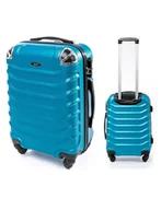 Walizki - Mała walizka podróżna L 730 NIEBIESKI METALICZNY - miniaturka - grafika 1