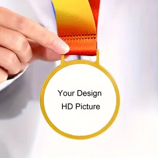 TEMU 1 szt. DIY Indywidualny Kryształowy Medal Puchar Szklany Nagroda, Spersonalizowany Nadruk Kolorowy Kryształowe Nagrody Medale Sportowe Trofea, - Inne - miniaturka - grafika 1