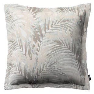 Dekoria Poszewka Mona na poduszkę beżowo kremowe liście palmy na białym tle w 45 × 45 cm Gardenia 131-142-14 - Poszewki na poduszki - miniaturka - grafika 1