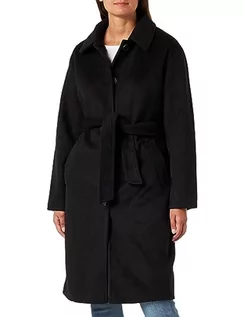 Płaszcze damskie - Bestseller A/S Damski płaszcz VMTRIBECA Long Duster Coat BOOS, czarny, L, Schwarz, L - grafika 1