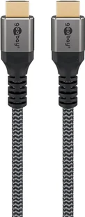 Kabel HDMI 2.1 8K 60Hz Goobay Plus TEXTIL 2m - Kable - miniaturka - grafika 3