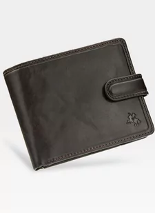 Viscont Bezpieczny Portfel Męski Skórzany Brązowy RFID TSC47 - brązowy - Portfele - miniaturka - grafika 1